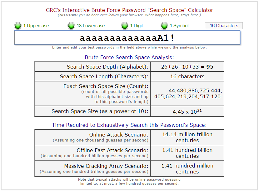 8 Characters Long Password Example